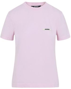 Jacquemus Le T-Shirt Gros Grain - Pink