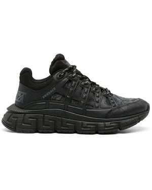 Versace Sneakers nere con design firmato - Nero