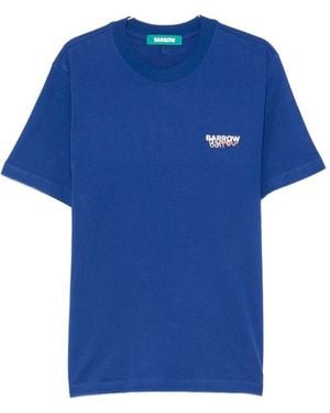 Barrow T-Shirt Con Stampa - Blu
