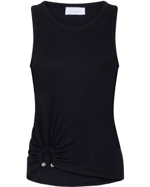 Rabanne Canotta asimmetrica - Nero