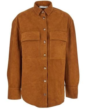 Tela Suede Shirt - Brown