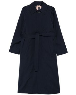 N°21 Wool Trench Coat - Blue