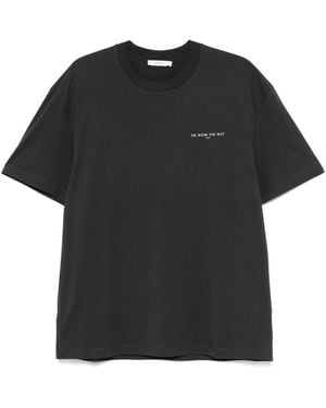 ih nom uh nit Printed T-shirt - Black