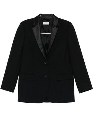 Alberto Biani Stretch Wool Blazer - Black