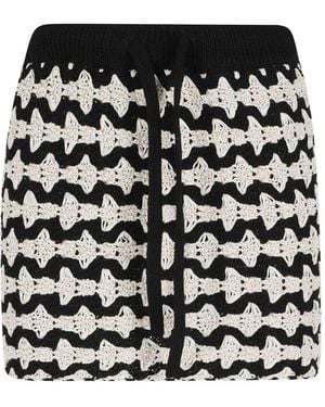 Roberto Collina Knitted Skirt - Black