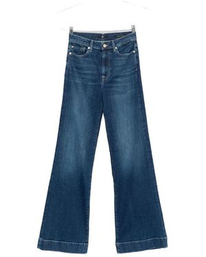 7 For All Mankind Jeans a gamba ampia - Blu