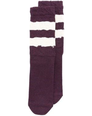 Golden Goose Ribbed Socks - Purple
