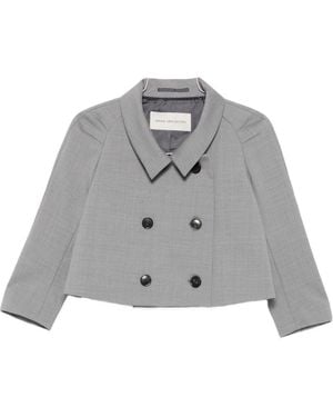 Dries Van Noten Wool Blend Jacket - Grey