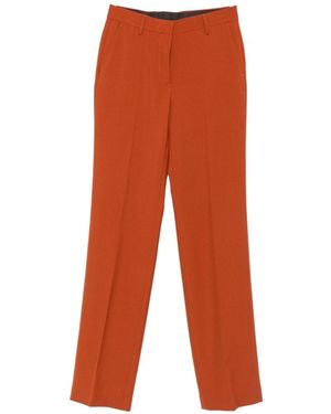 Dries Van Noten Wool Blend Pants - Orange