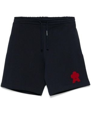 A PAPER KID Printed Shorts - Blue
