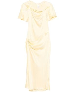 Victoria Beckham Abito in crepe satin - Bianco