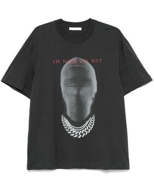 ih nom uh nit Printed T-shirt - Black