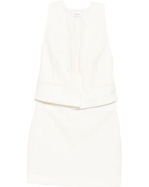ANDAMANE Gabardine Dress - White