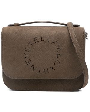 Stella McCartney Bag With Perforated Logo - Brown