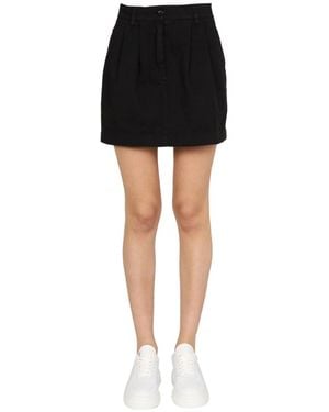 Department 5 Solid Mini Skirt - Black
