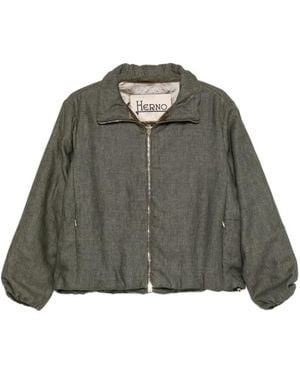 Herno Solid Loose Jacket - Green
