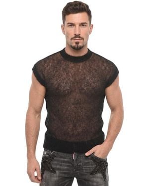 DSquared² Sleeveless Jumper - Black