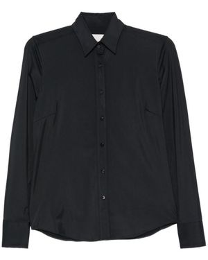 Xacus Regular Solid Shirt - Black