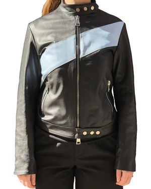 LA ROSE Leather Jacket - Black