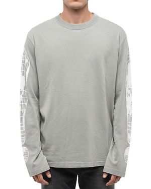 DIESEL Crew Neck T-Shirt - Grey