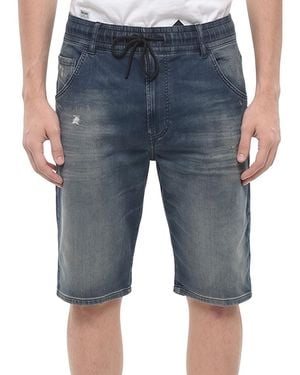 DIESEL Distressed Shorts - Blue
