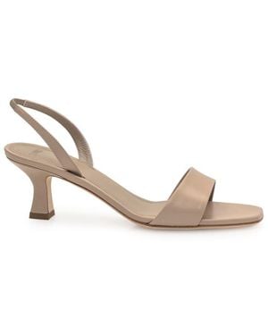 3Juin Slingback Heels - Natural