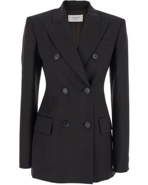 Sportmax Double-Breasted Blazer - Black