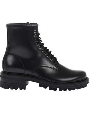 DSquared² Leather Ankle Boots - Black