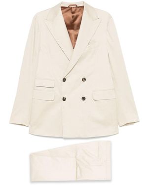 Doppiaa Aaradeo Blazer And Aantioco Trousers - Natural