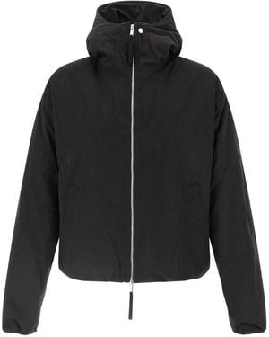 Thom Krom Solid Hood Jacket - Black