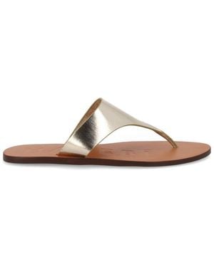 Manebí Platinum Slip-On Sandals - Brown