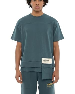 Ambush Waist Pocket Logo T-Shirt - Blue