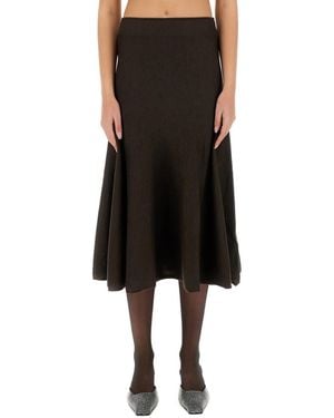 KHAITE Mayu" Skirt - Black