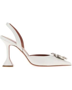 AMINA MUADDI Embellished Pumps - White