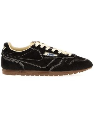 Autry Logo Sneakers - Black