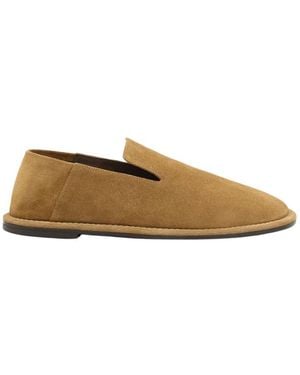 Ami Paris Leather Midi Slipper - Natural
