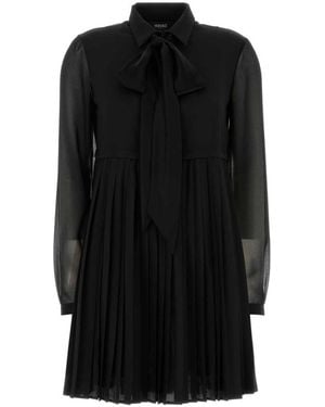 Versace Dress Responsabile Techno Cady Stretch - Black