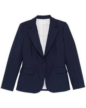 P.A.R.O.S.H. Notched Lapel Jacket - Blue
