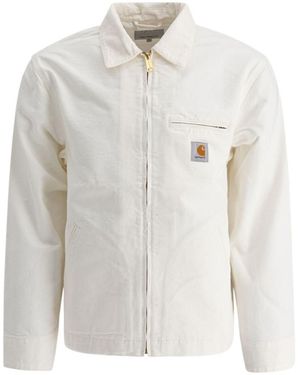 Carhartt Logo Jacket - White