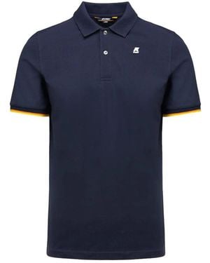 K-Way Logo Polo - Blue