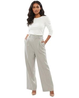 Ami Paris Relaxed Pleated Pants - White