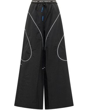Off-White c/o Virgil Abloh Loose Drawstring Pants - Black