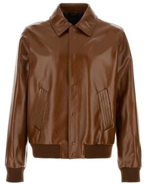Fendi Shirt Collar Jacket - Brown