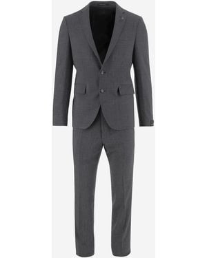 Tagliatore Single-Breasted Suit - Gray
