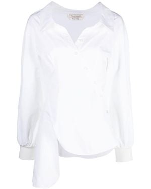 McQueen Regular Solid Shirt - White