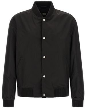 BOSS Band Collar Jacket - Black