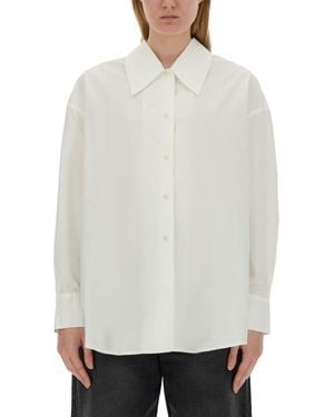 YMC Oversized Solid Shirt - White