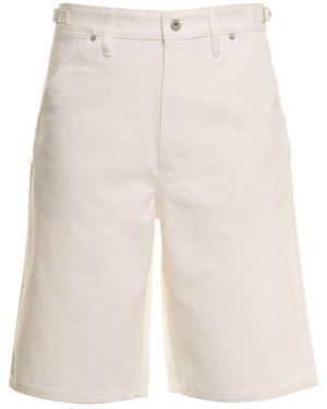 Jil Sander Off Solid Shorts - White