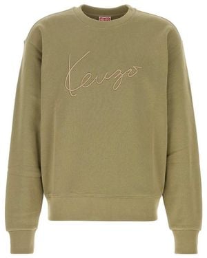 KENZO Crew Neck Sweatshirt - Green