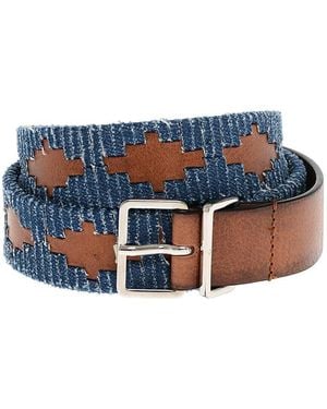 DSquared² Denim Woven Casual Belt - Blue